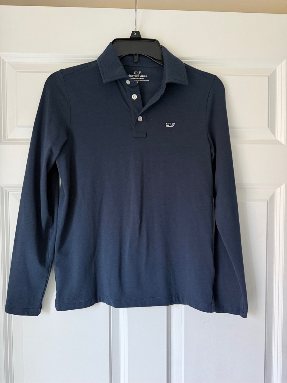 Vineyard Vines Navy Long-Sleeve Polo